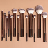 13PCS Makeup Brush Set Foundation Concealer Powder Eyeshadow Blush Brush Kabuki Blending Cosmetic Beauty Tool for Face